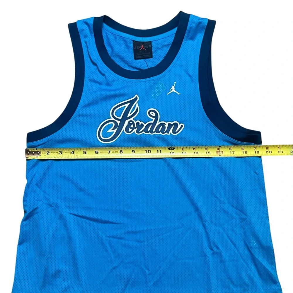Nike Air Jordan Jumpman Jersey Women's Medium Tank Top Laser Blue NWT DZ3369-446